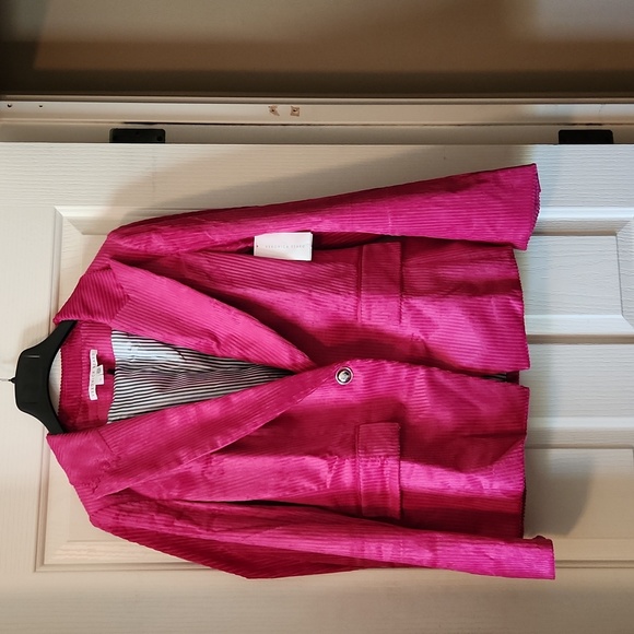 Veronica Beard Jackets & Blazers - New with Buttons tag.  Veronica Beard Pink Dickey Blazer sz 10